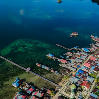Figure 14 Landscape Of The Coastal Area Of Raja Ampat With Coastal Village